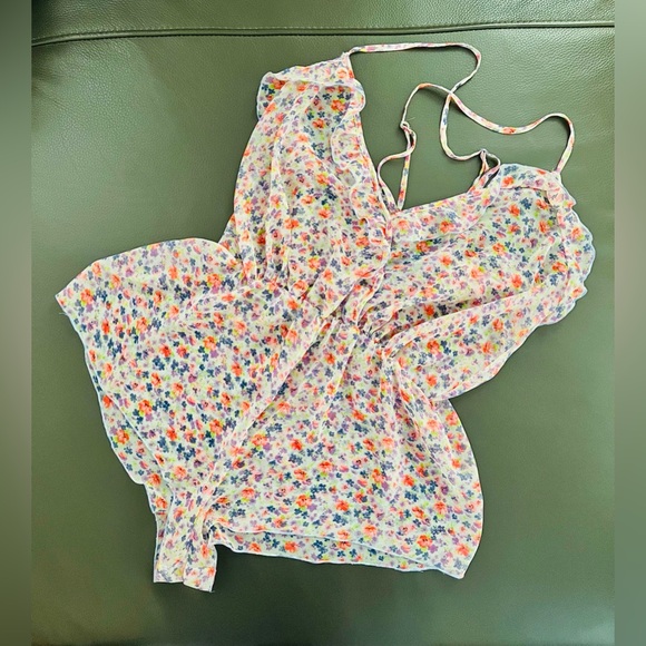 Victoria's Secret Tops - Victoria's Secret Multicolor Floral Chiffon Camisole
